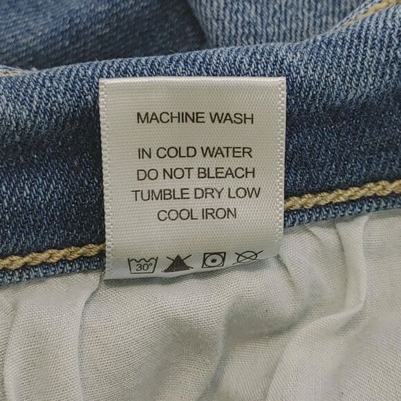 Judy Blue Raw Hem Distressed Skinny Fit Stretch Denim Jeans 5/27 - Picture 16 of 16